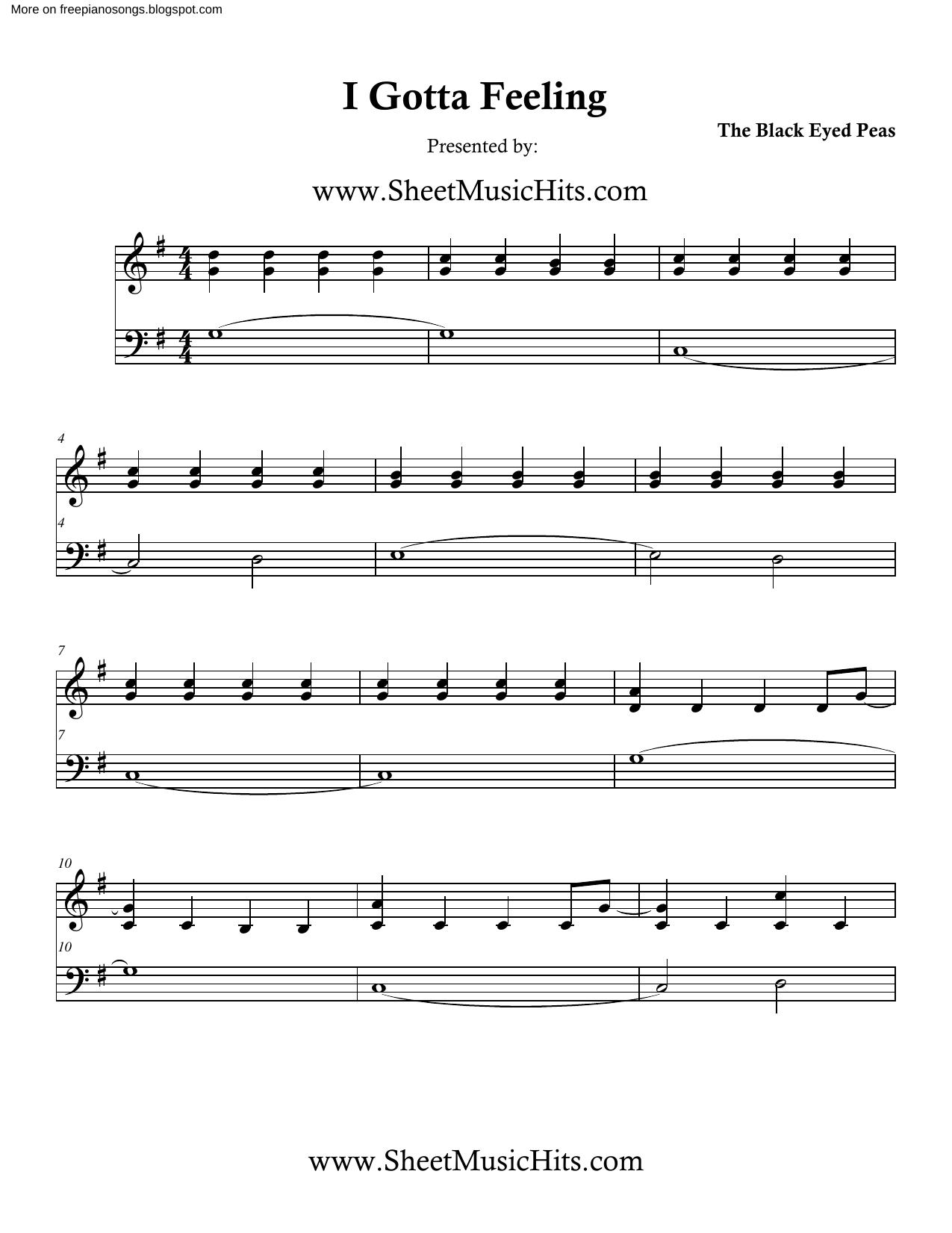 The Black Eyed Peas - I Gotta Feeling.mus by Steven