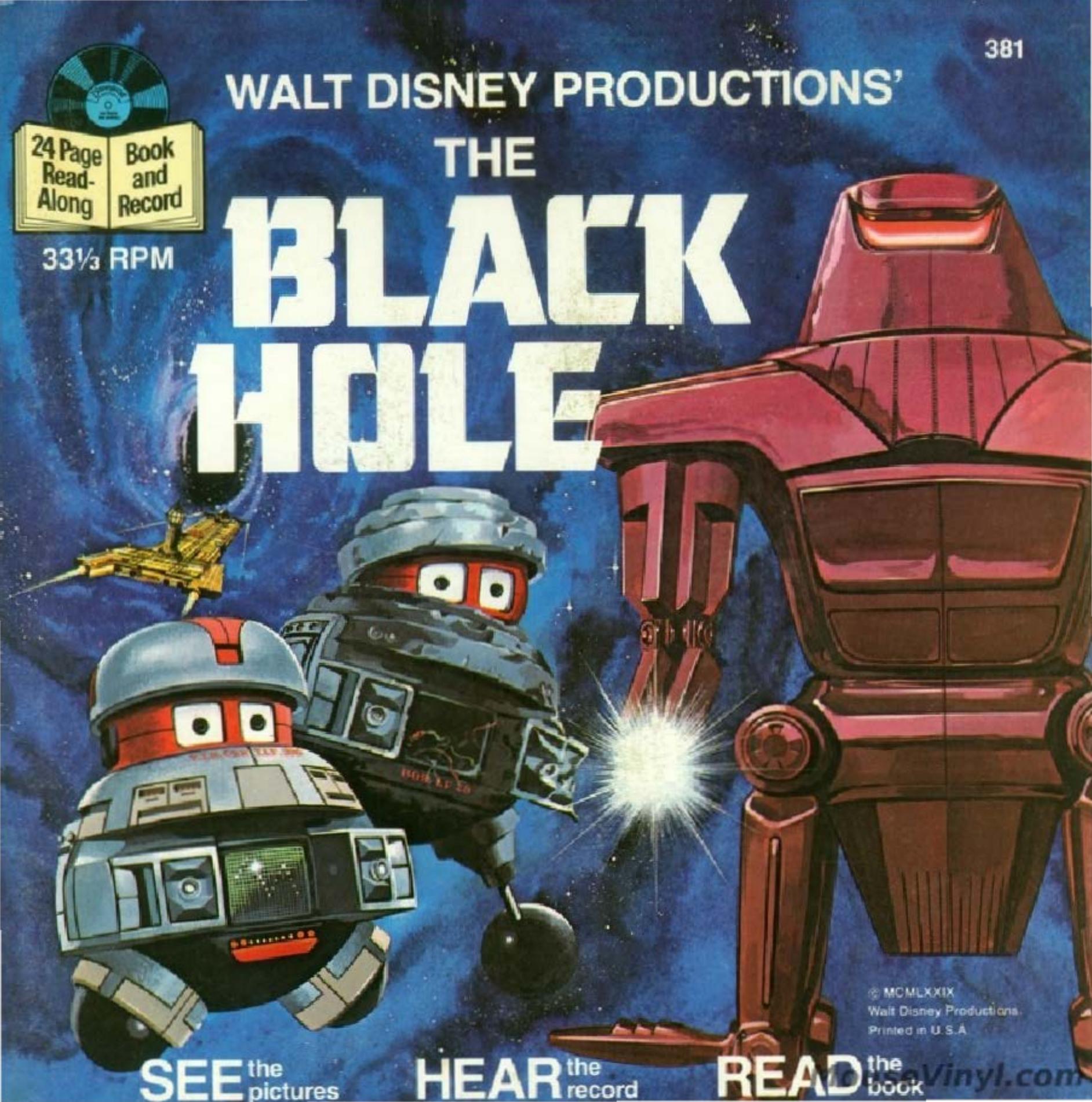 The Black Hole - See, Hear, Read by Disneyland Records