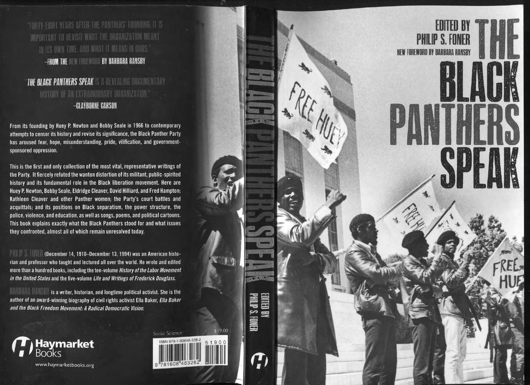 The Black Panthers Speak by Philip S. Foner (ed.)