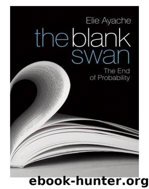 The Blank Swan by Ayache Elie