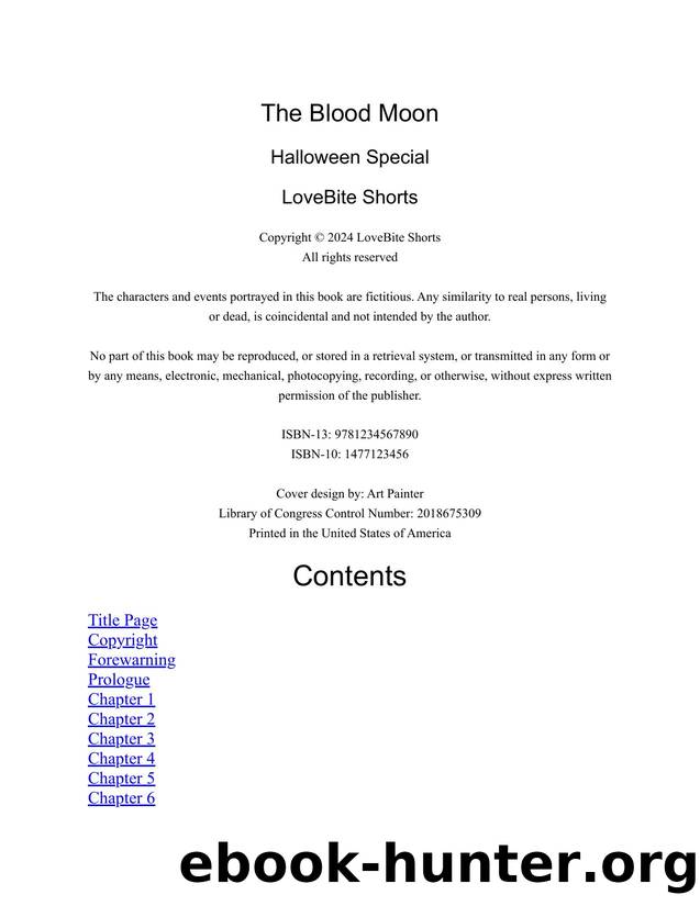 The Blood Moon: Halloween Special by Unknown