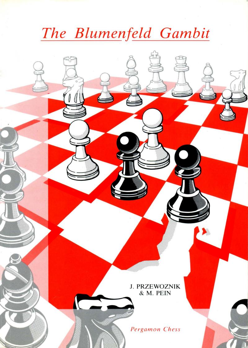 The Blumenfeld Gambit (Cadogan Chess Books) by Unknown