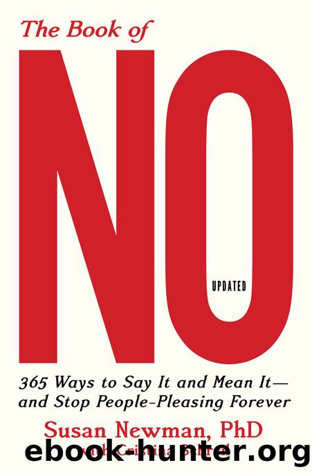 The Book of No by Susan Newman & Cristina Schreil