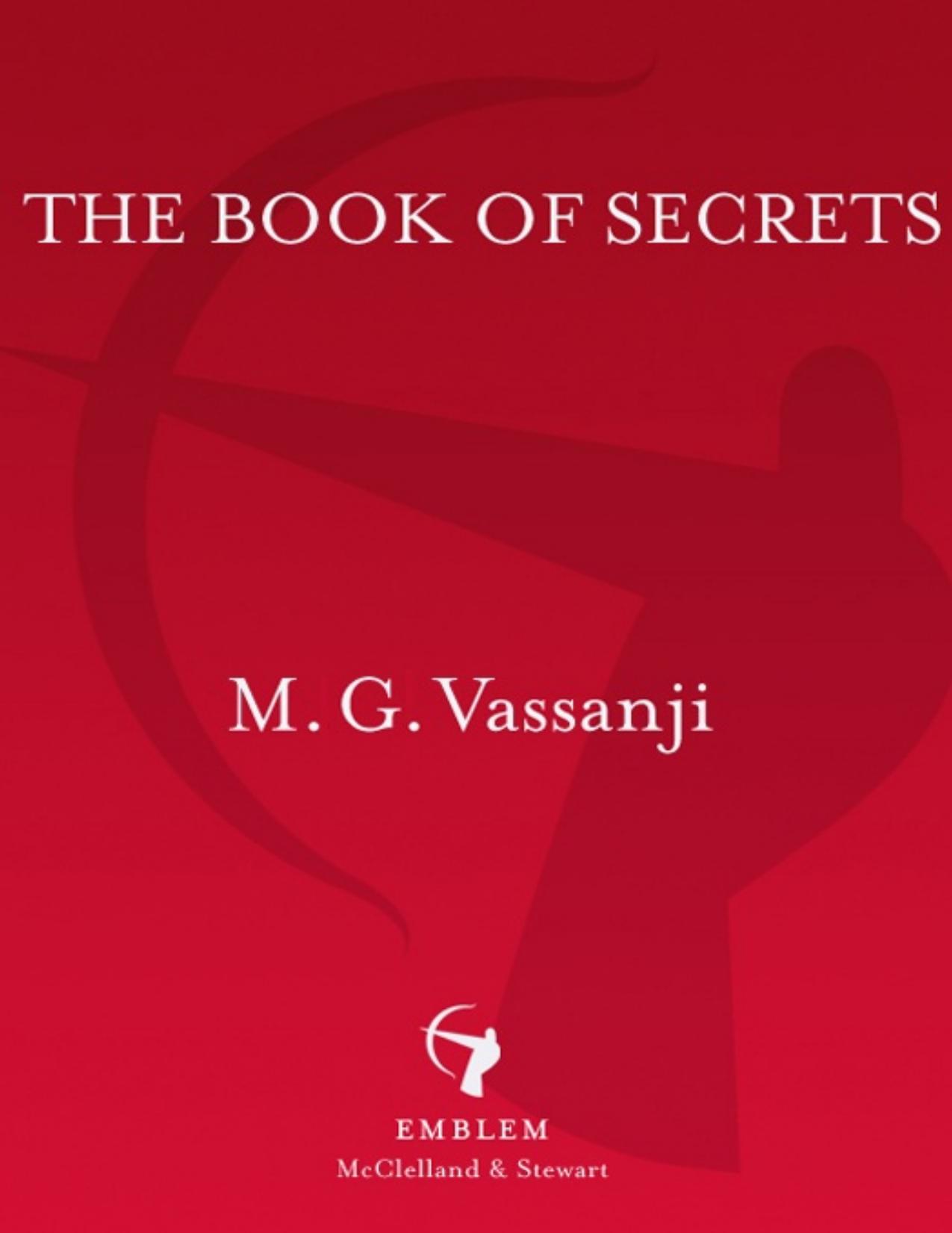 The Book of Secrets by M.G. Vassanji