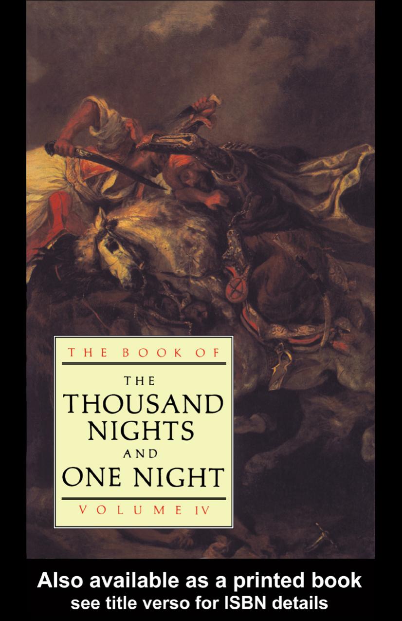 The Book of the Thousand Nights and One Night, Volume IV by POWYS MATHERS