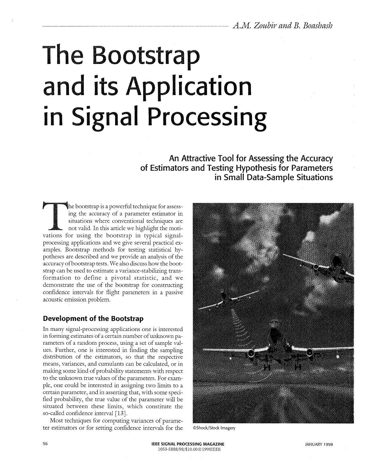 The Bootstrap And Its Application In Signal Processing - IEEE Signal Processing Magazine by IEEE