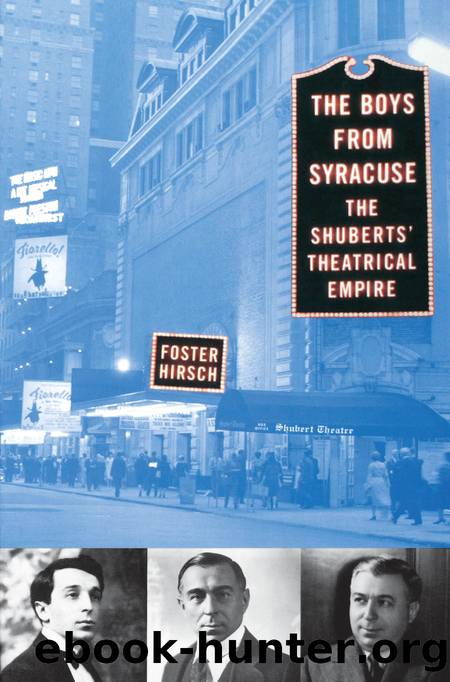 The Boys from Syracuse by Foster Hirsch