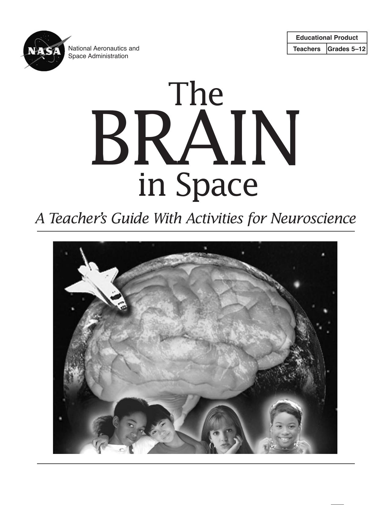 The Brain in Space: A Teacher's Guide with Activities for Neuroscience by National Aeronautics & Space Administration (NASA)
