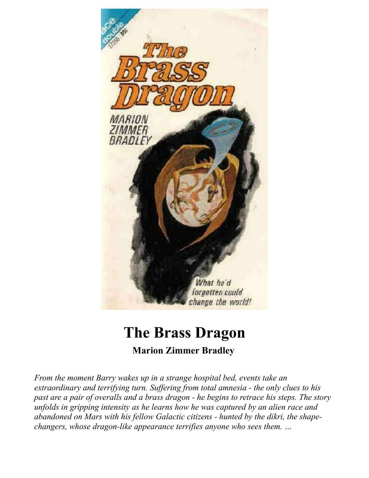 The Brass Dragon by Marion Zimmer Bradley