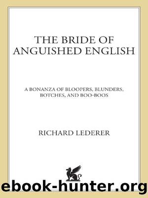 The Bride of Anguished English by Richard Lederer