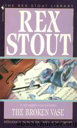 The Broken Vase by Rex Stout