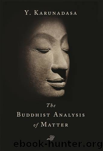 The Buddhist Analysis of Matter by Y. Karunadasa