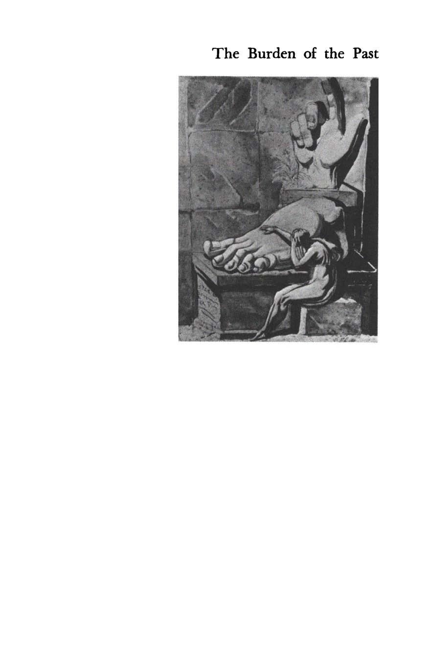 The Burden of the Past and the English Poet by Walter Jackson Bate