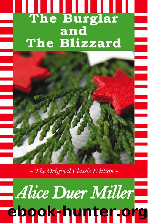 The Burglar and The Blizzard - A Christmas Story - The Original Classic Edition by Alice Duer Miller