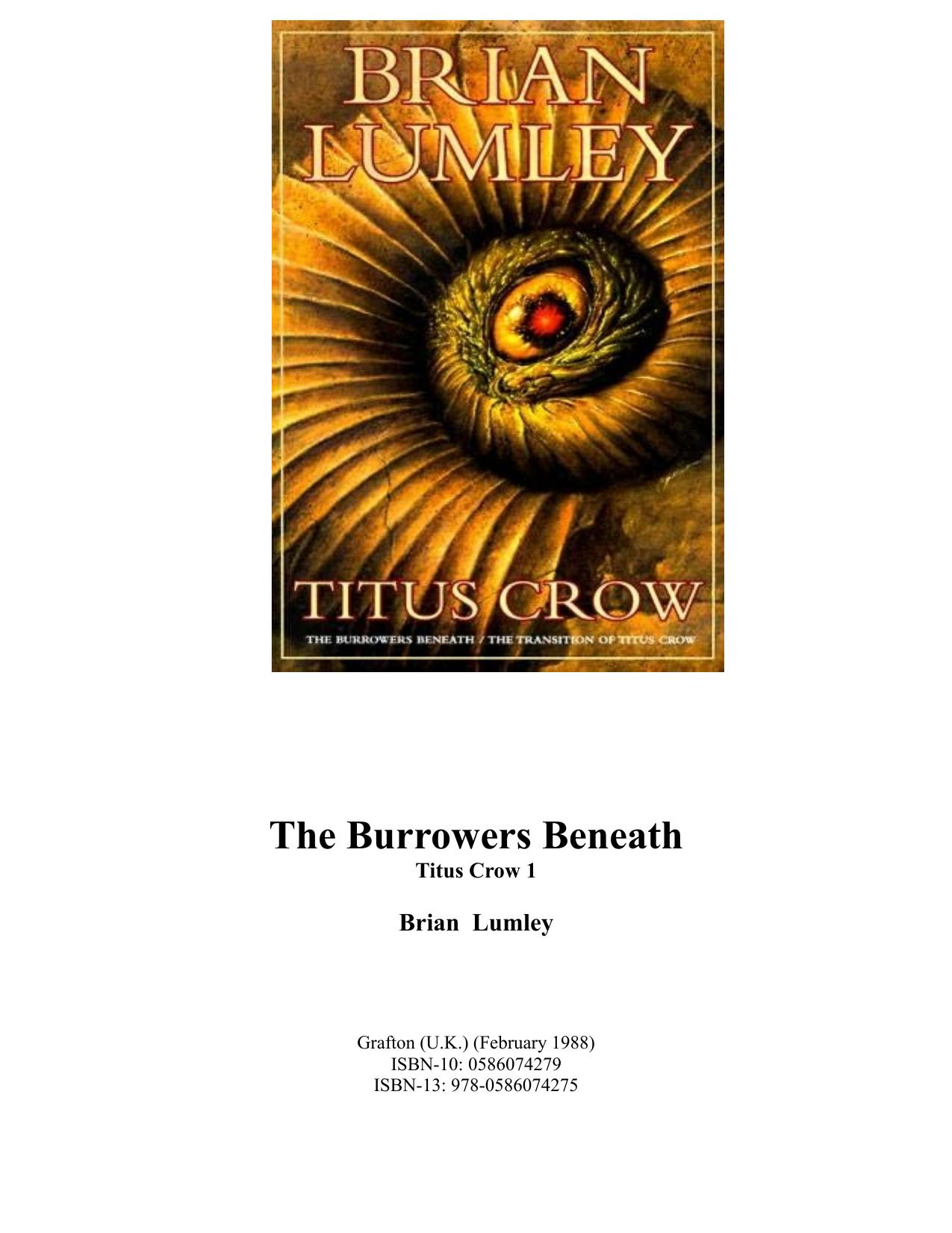 The Burrowers Beneath by Brian Lumley