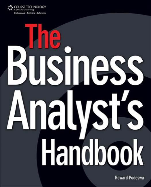 The Business Analyst's Handbook by Howard Podeswa