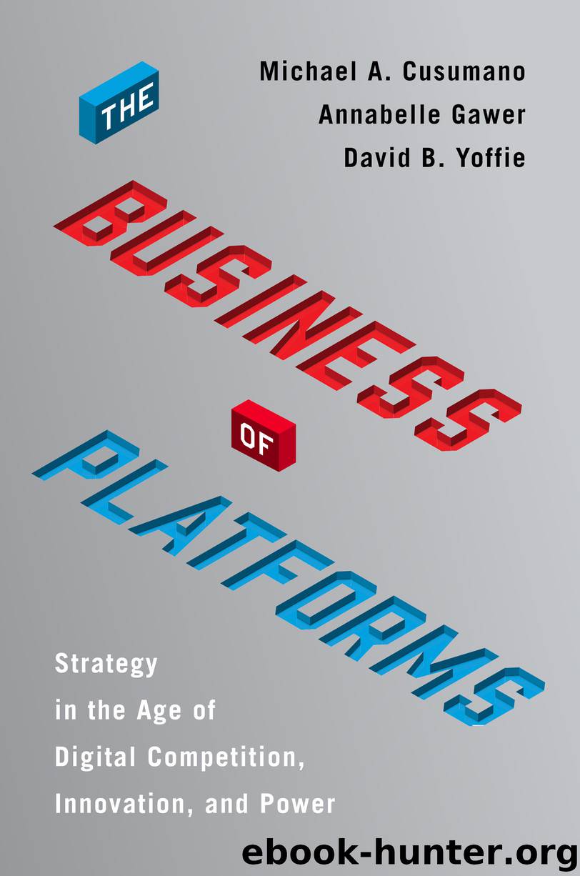 The Business of Platforms by Michael A. Cusumano