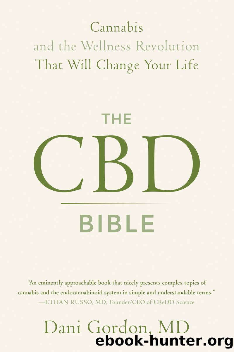 The CBD Bible by Dr. Dani Gordon M.D