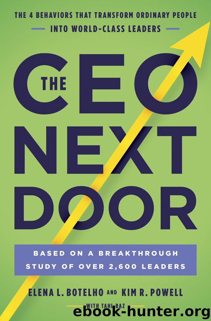 The CEO Next Door by Elena L. Botelho & Kim R. Powell & Tahl Raz