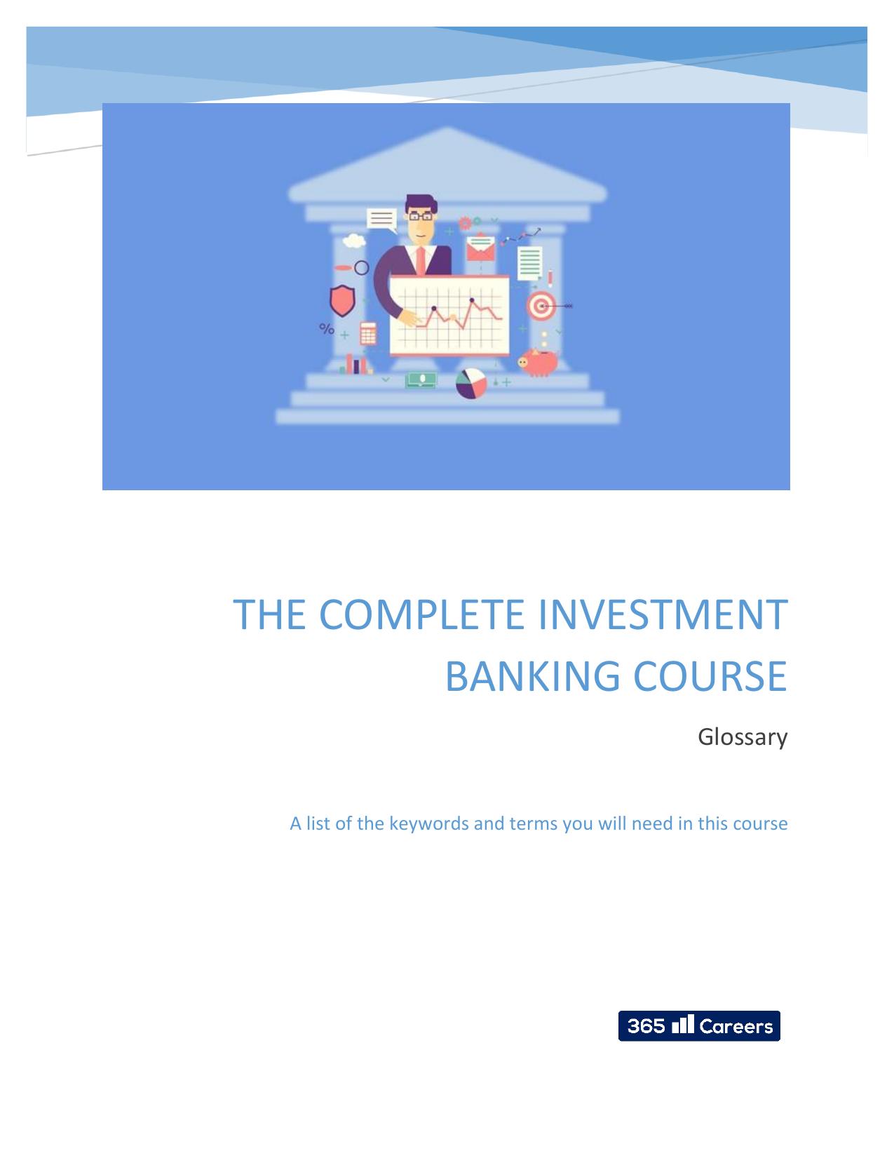The COMPLETE INVESTMENT BANKING COURSE by NewPC