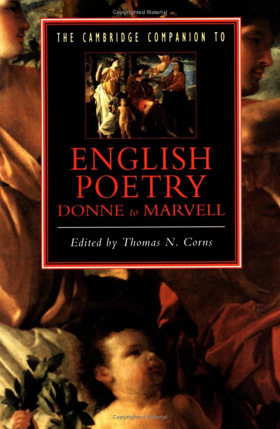 The Cambridge Companion to English Poetry, Donne to Marvell by Unknown