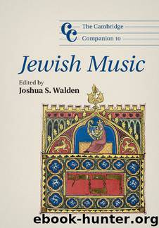 The Cambridge Companion to Jewish Music (Cambridge Companions to Music) by Unknown