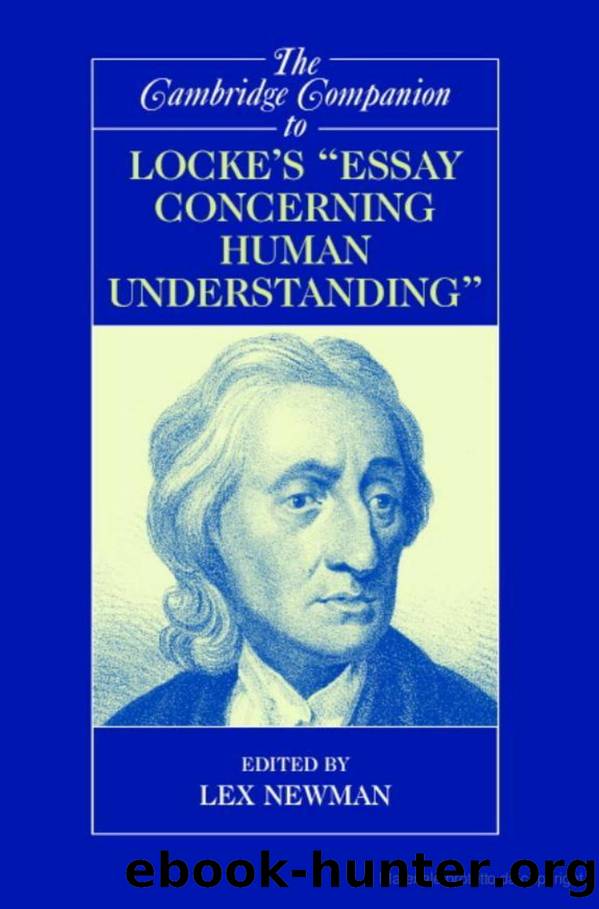The Cambridge Companion to Locke's Essay Concerning Human Understanding by Unknown