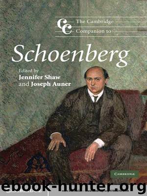 The Cambridge Companion to Schoenberg (Cambridge Companions to Music) by unknow