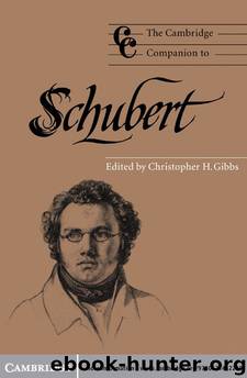 The Cambridge Companion to Schubert (Cambridge Companions to Music) by The Cambridge Companion to Schubert (1997)