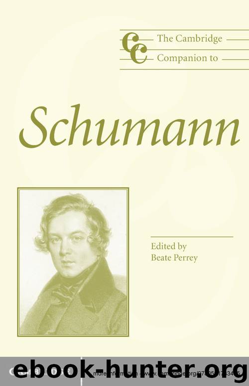 The Cambridge Companion to Schumann (Cambridge Companions to Music) by unknow