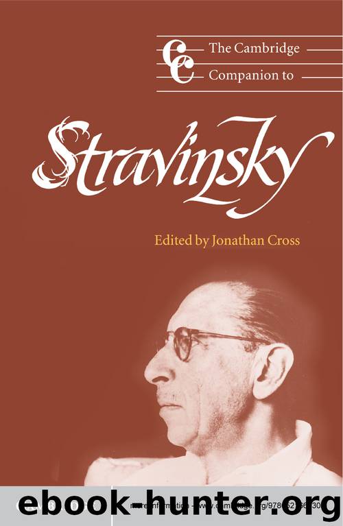The Cambridge Companion to Stravinsky by Jonathan Cross