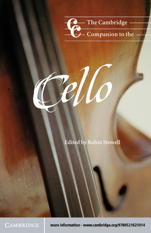 The Cambridge Companion to the CELLO by Robin Stowell