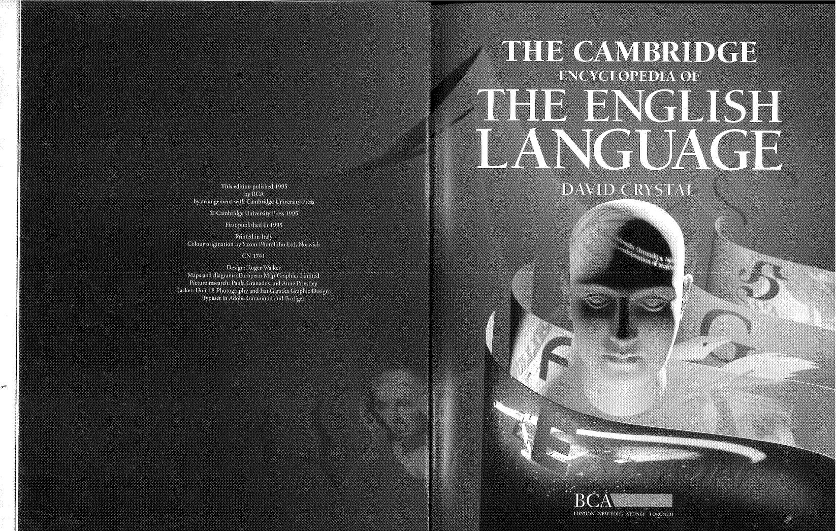 The Cambridge Encyclopedia Of The English Language (David Crystal) by Unknown
