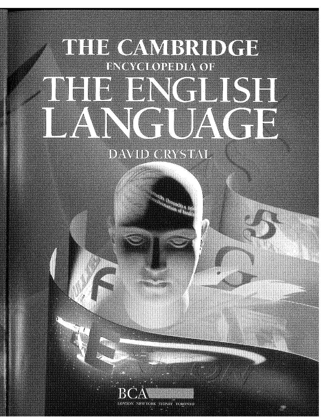 The Cambridge Encyclopedia of the English Language by David Crystal