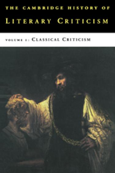 The Cambridge History of Literary Criticism, Volume 1 by Unknown