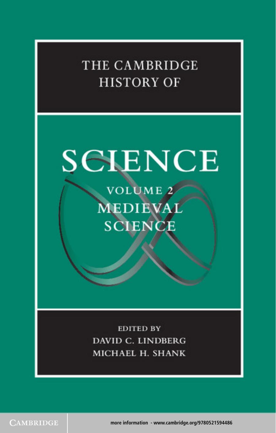 The Cambridge History of Science: Volume 2, Medieval Science (Repost) by Unknow