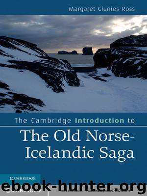 The Cambridge Introduction to the Old Norse-Icelandic Saga by Margaret Clunies Ross