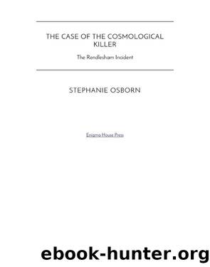 The Case of the Cosmological Killer by Stephanie Osborn