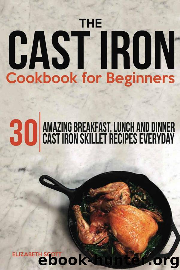 The Cast Iron Cookbook For Beginners by Scott Elizabeth