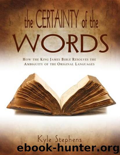 The Certainty of the Words by Kyle Stephens