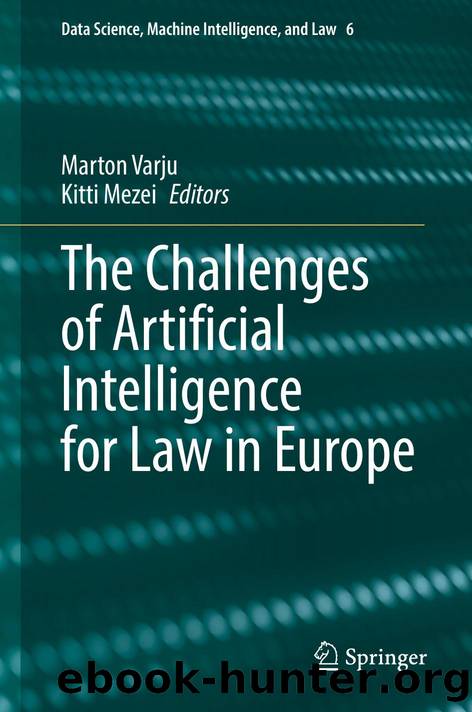The Challenges of Artificial Intelligence for Law in Europe by Marton Varju · Kitti Mezei