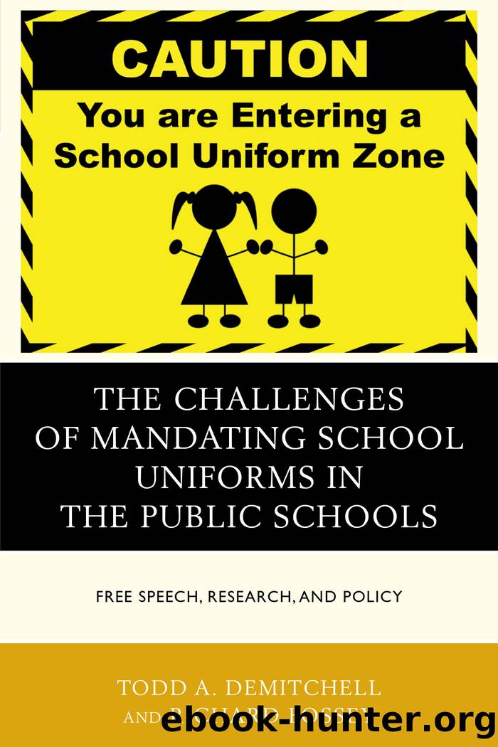 The Challenges of Mandating School Uniforms in the Public Schools by DeMitchell Todd A.;Fossey Richard;