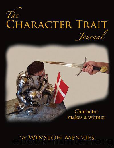 The Character Trait Journal by Menzies Winston