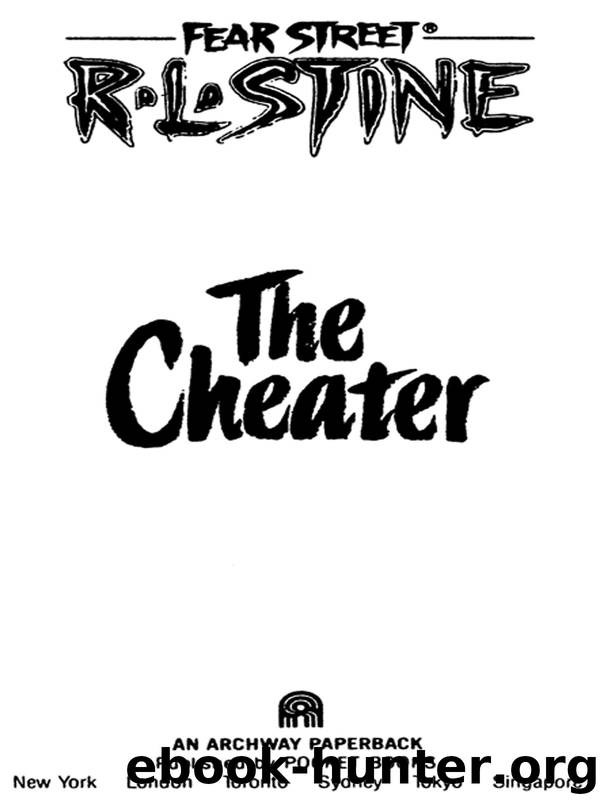 The Cheater by R.L. Stine