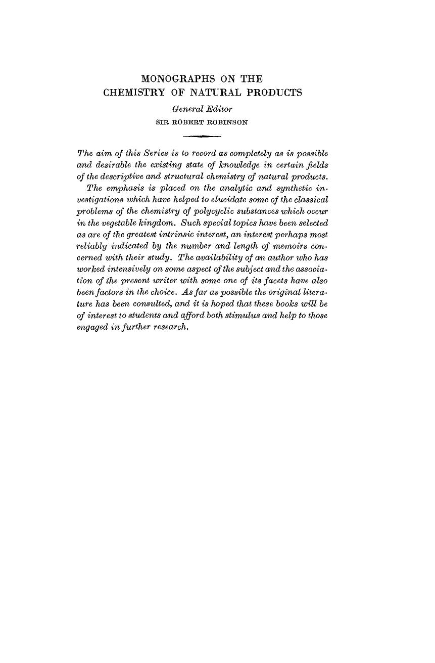 The Chemistry of the Morphine Alkaloids (Monographs on the Chemistry of Natural Products) by K.W. Bentley