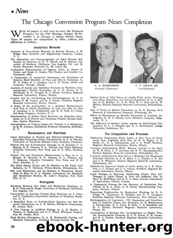 The Chicago convention program nears completion by Unknown