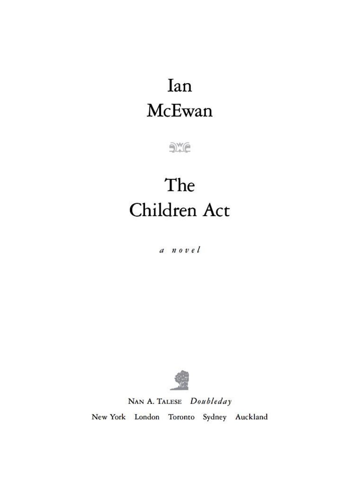 The Children Act by Ian McEwan