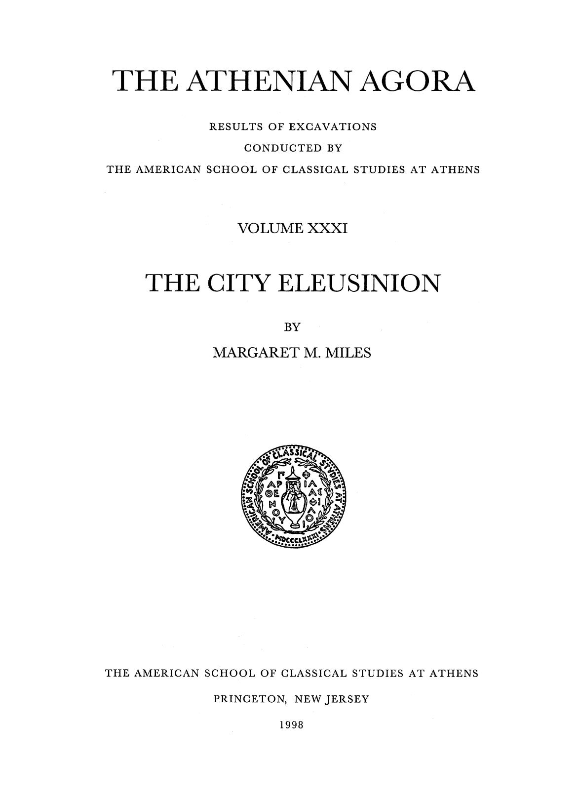 The City Eleusinion by The City Eleusinion
