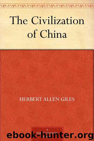 The Civilization of China by Giles Herbert Allen