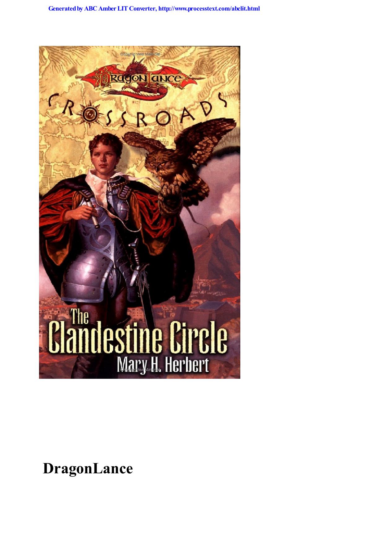 The Clandestine Circle by Mary H. Herbert